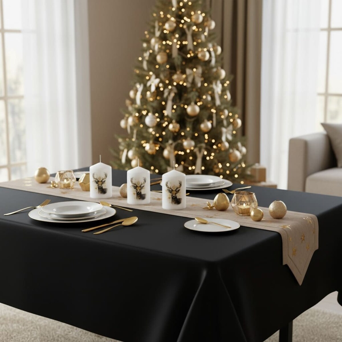 Świeca świąteczna – Renifer, idealna na prezent