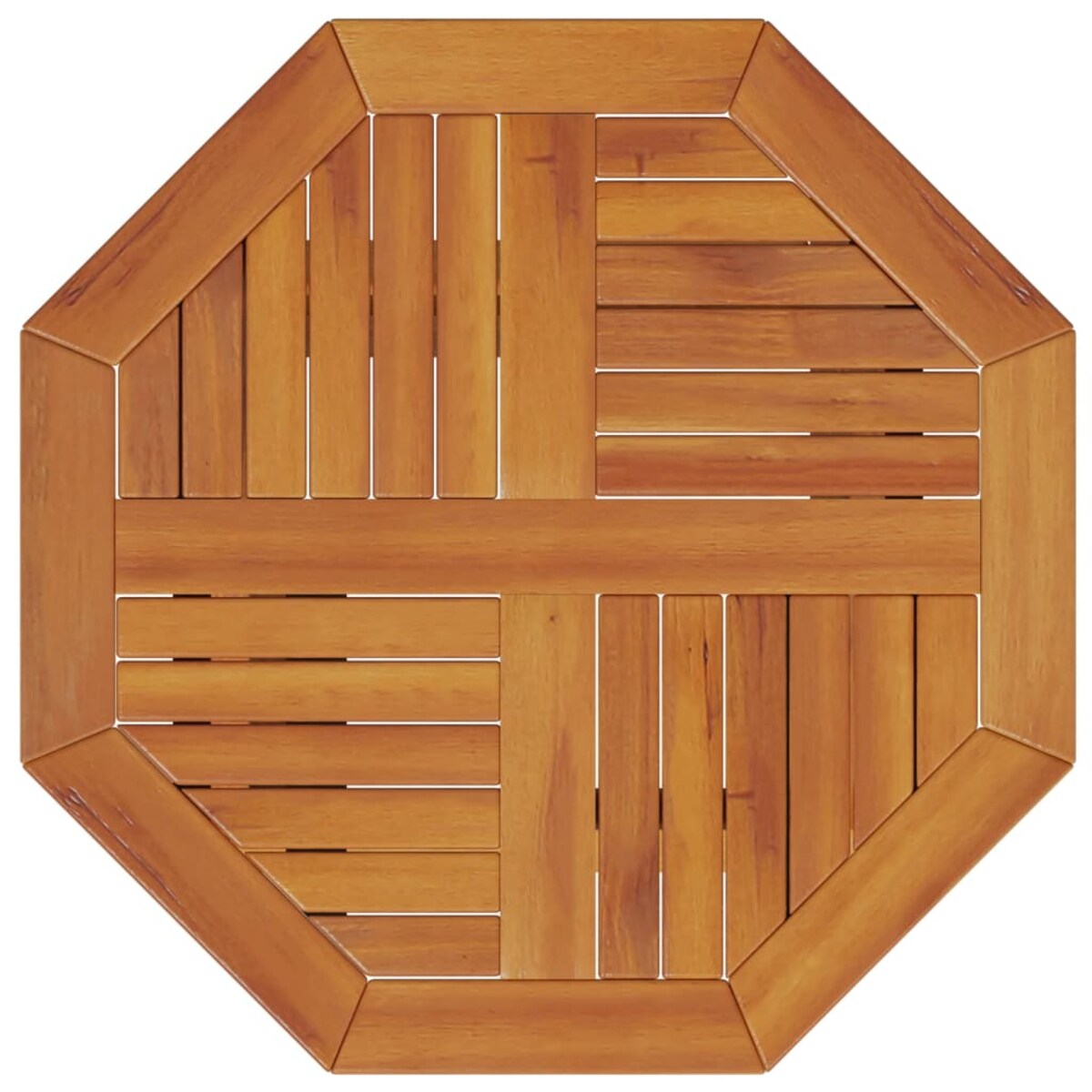 vidaXL Składany stół ogrodowy, Ø60x75 cm, lite drewno akacjowe