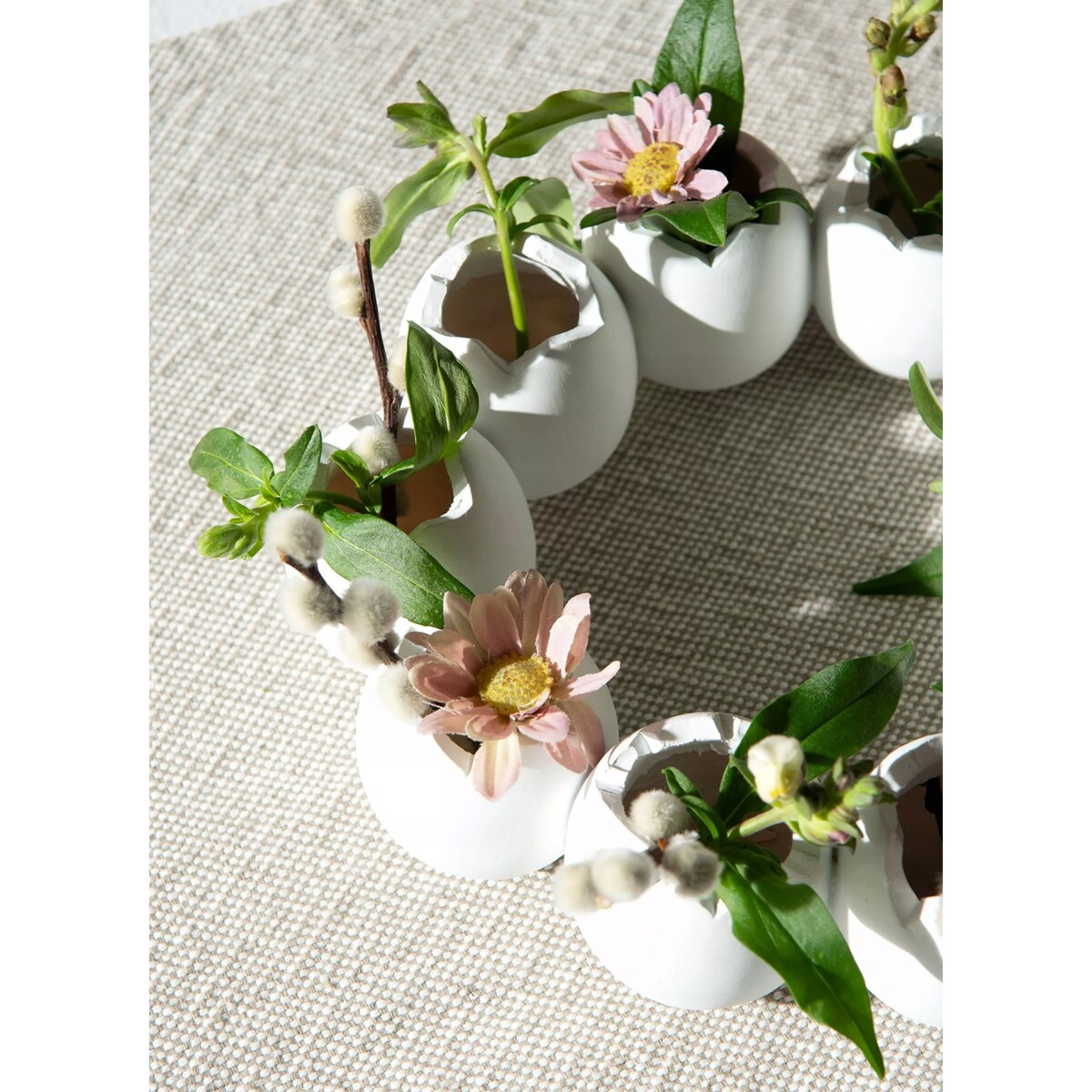 FIGURKA WIELKANOCNA JAJKA WIANEK NA STÓŁ WIELKANOC DEKORACJA OZDOBA JAJKO