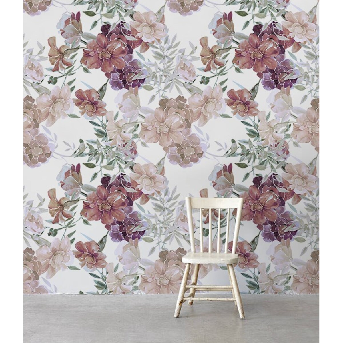 Tapeta Romantyczne kwiaty, 416x254cm