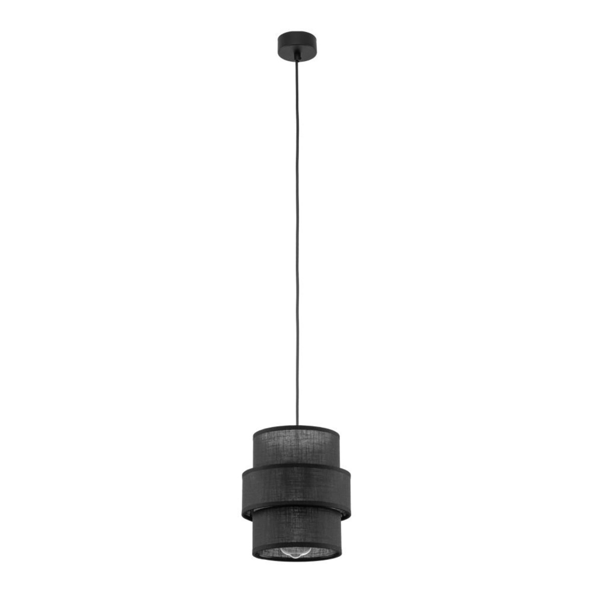 Lampa wisząca TK Lighting CALISTO BLACK 5306 czarna E27 regulowana nowoczesna do salonu kuchni nad stół