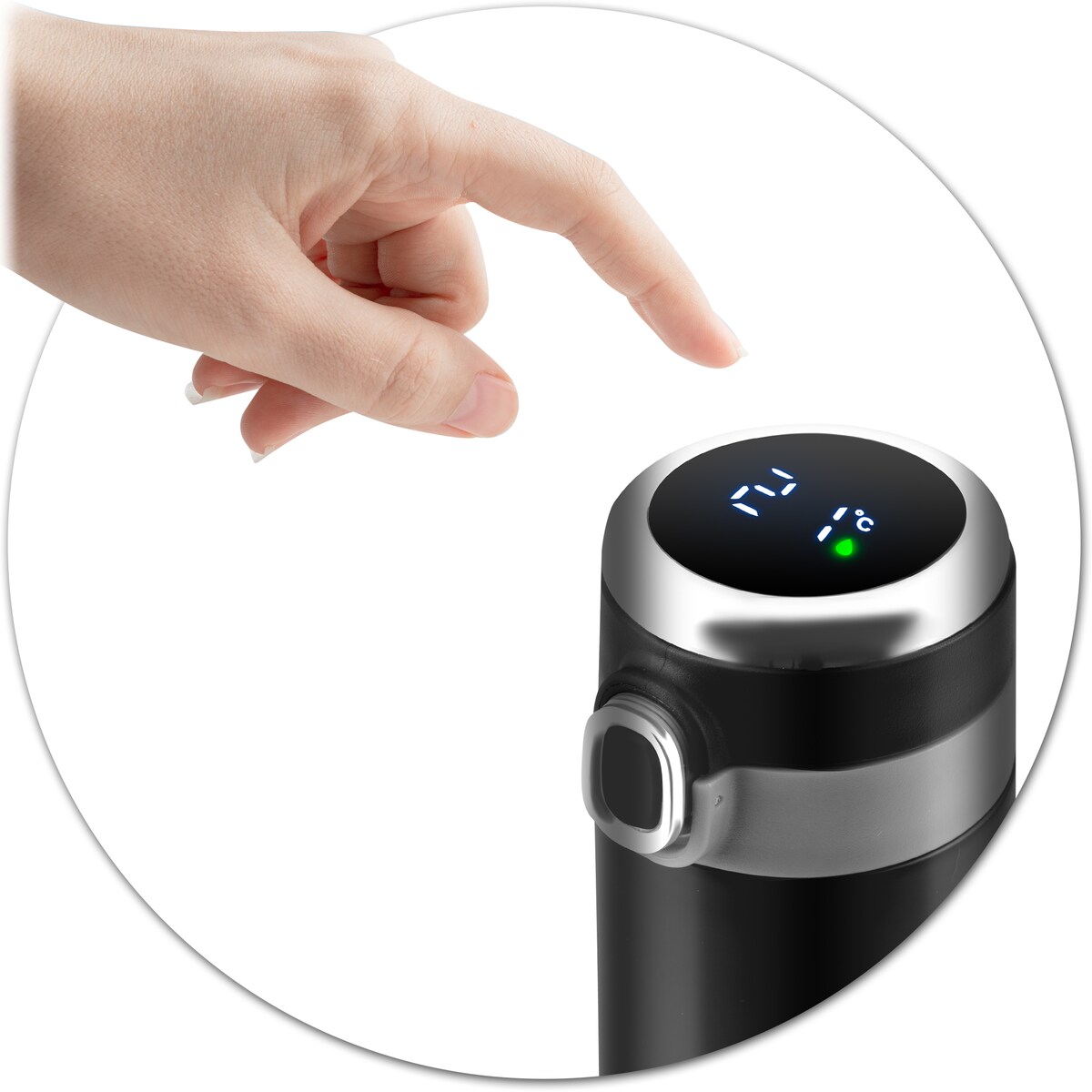 Kubek termiczny termos na kawę herbatę wyświetlacz Berdsen