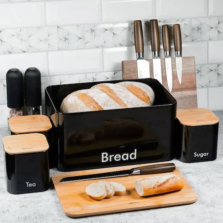 Chlebak w zestawie z 3 pojemnikami KINGHOFF