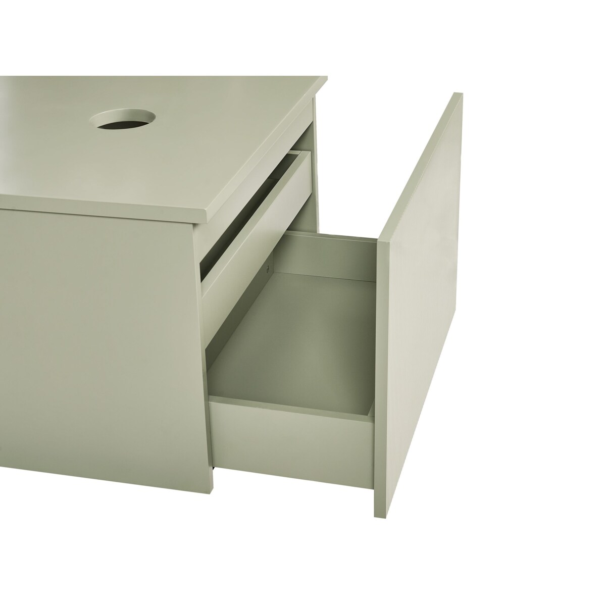 Szafka łazienkowa wisząca 60 x 52 cm zielona ALZIRA