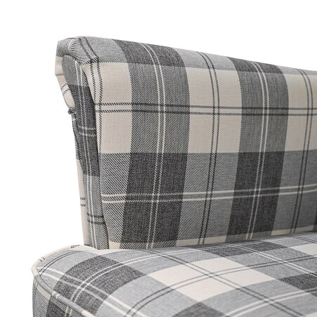 Fotel klasyczny Paul - krata - 82cm x 101cm x 93cm