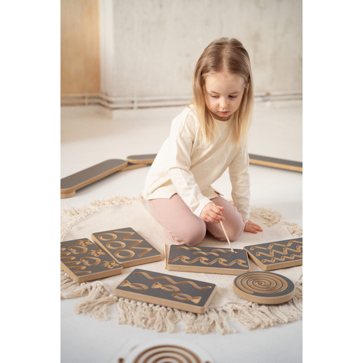 Tabliczka Grafomotoryczna WAVE - szara