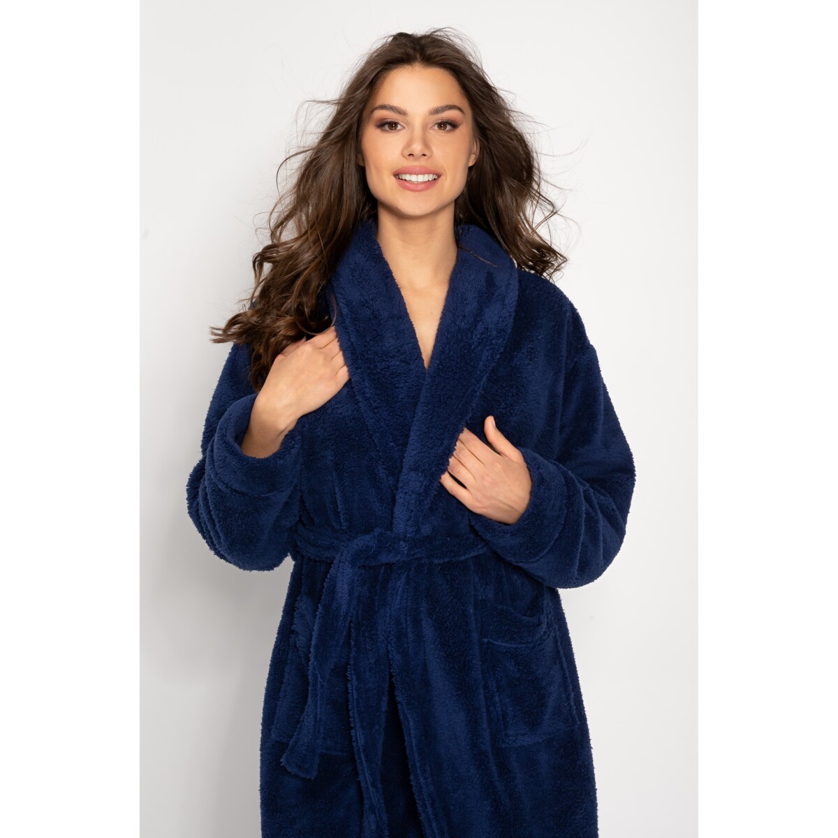 Szlafrok Josephine Long Navy, L