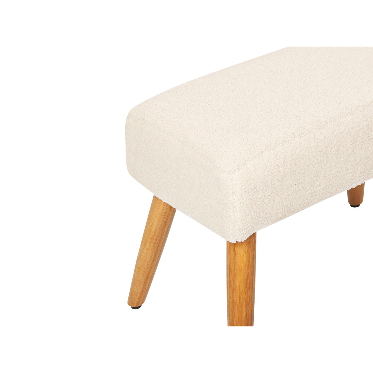 Stołek boucle beżowy TAKOMA