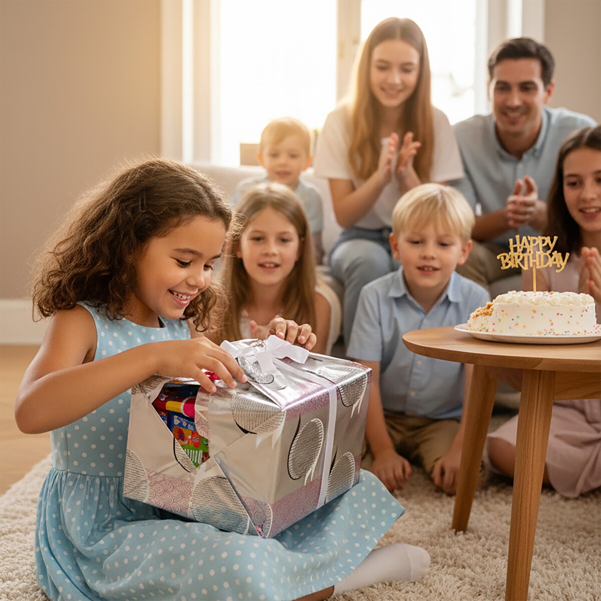 Papier Prezentowy Do Pakowania Prezentów 20 m MEGAROLKA Ozdobny Do Paczek Na Walentynki Urodziny