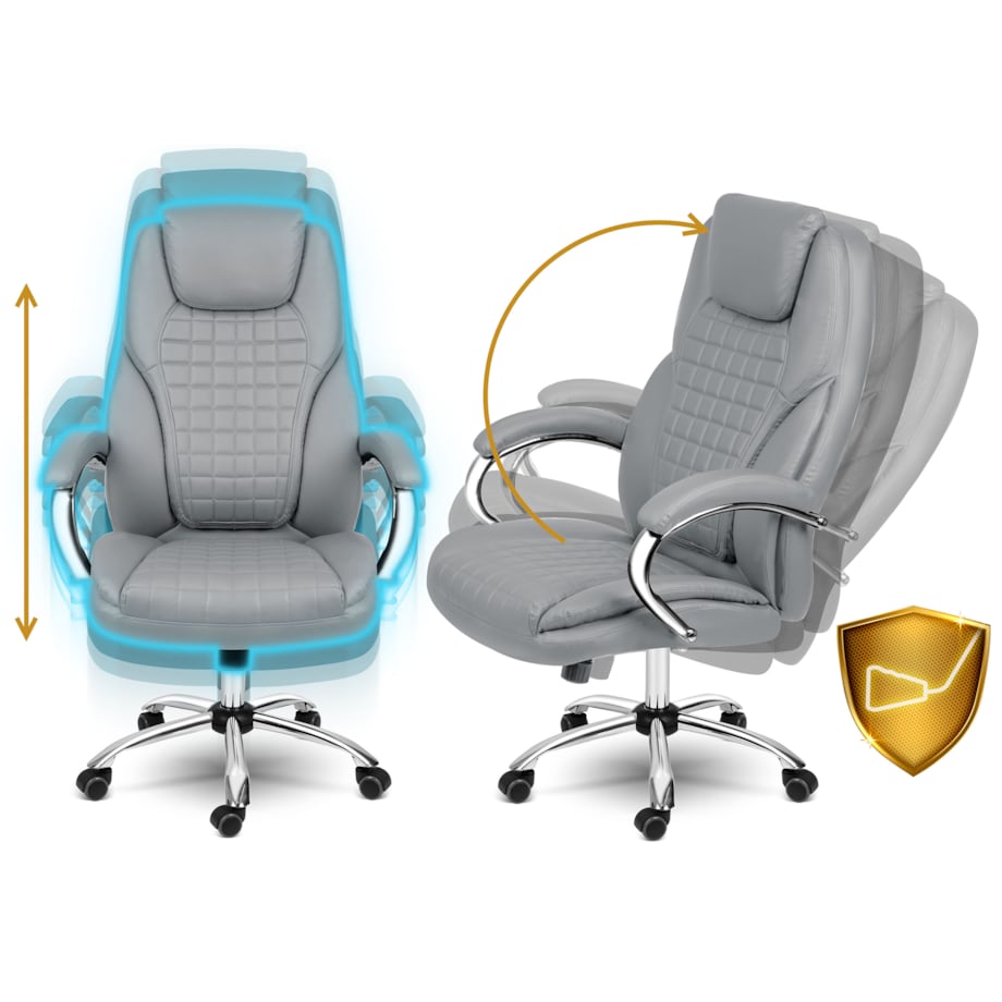 Fotel biurowy gabinetowy krzesło biurowe Sofotel Batory