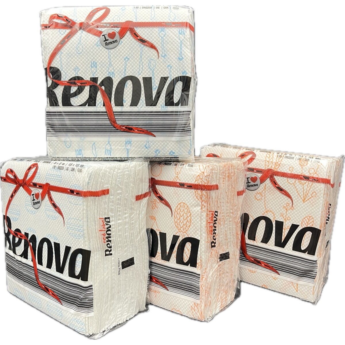 Serwetki papierowe Renova Red Label Deco 70szt