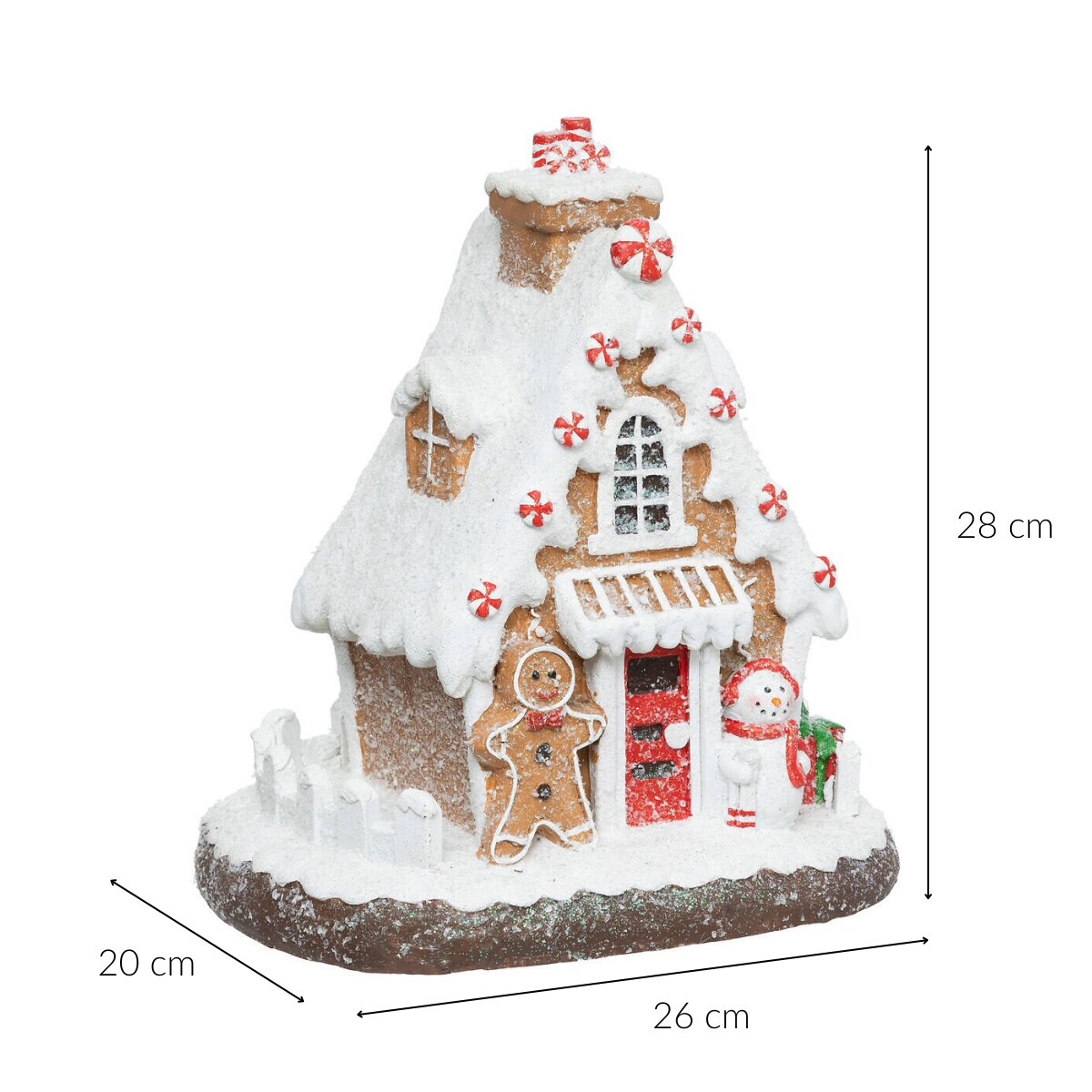 Figurka domek z piernika, 28 cm