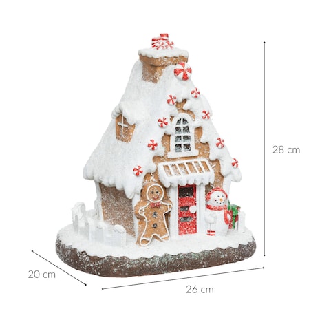 Figurka domek z piernika, 28 cm