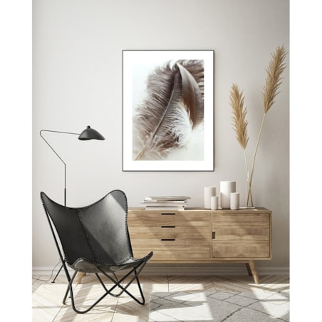 Poster Story, Plakat, Obraz - Delikatne Piórka, wymiary 70 x 100 cm