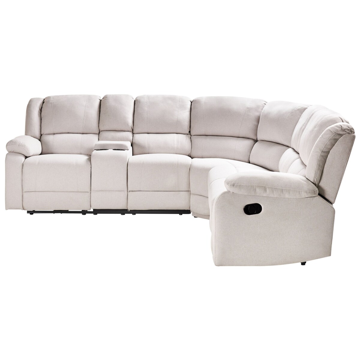 Narożnik ROKKE Jasnobeżowy Lewostronny