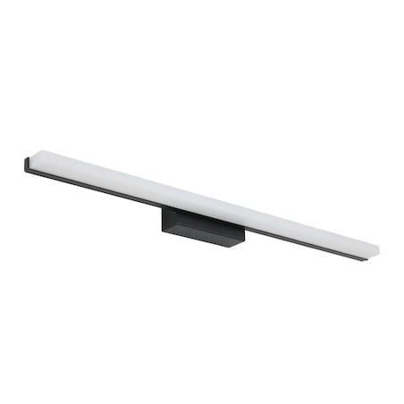 Kinkiet App1856-1W 80Cm Led Czarny, Metal, Tworzywo Sztuczne