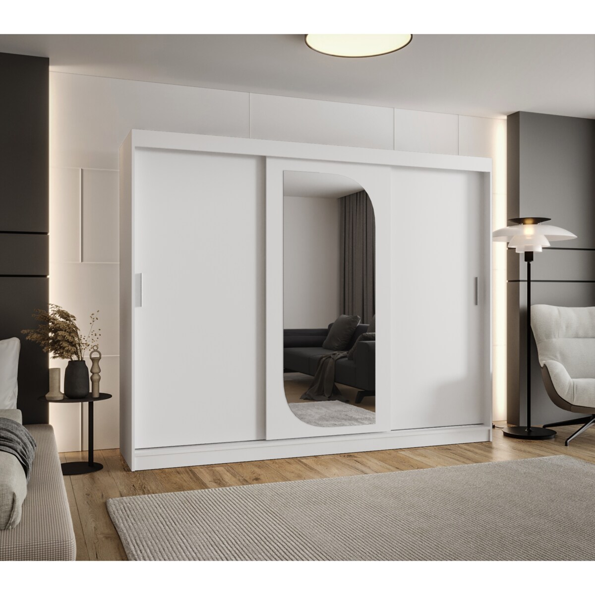 Szafa przesuwna LUCY 250 biały