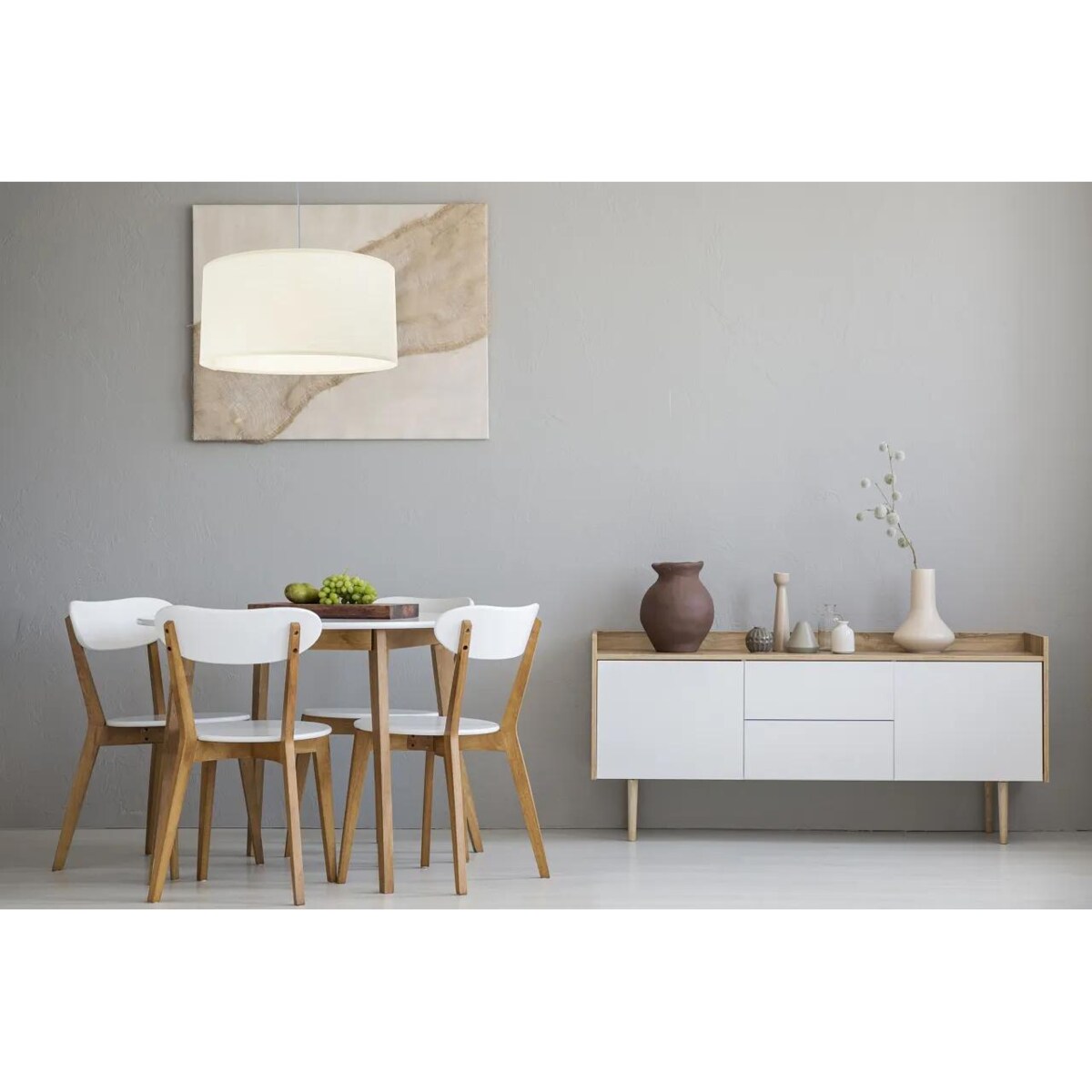 Lampa wisząca NATURAL CREAM 40 kremowa
