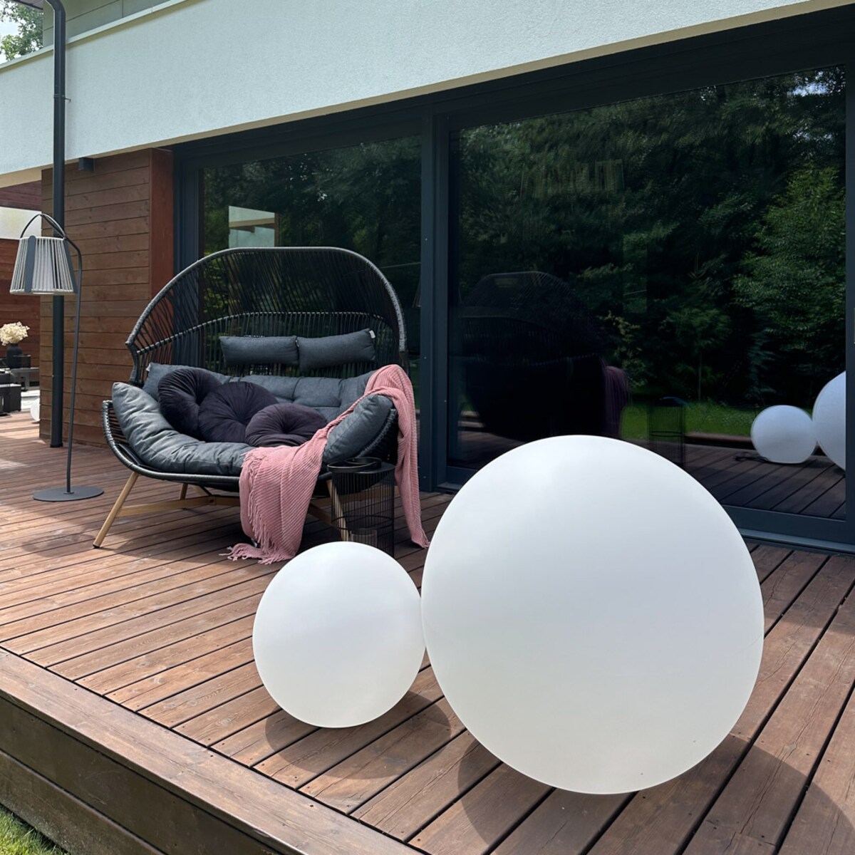 FOTEL OGRODOWY DWUOSOBOWY HOLAND Z PODUSZKAMI