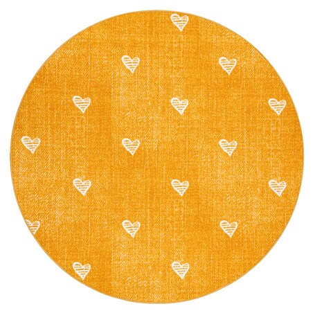 Dywan dla dzieci HEARTS koło Jeans koło 100 cm