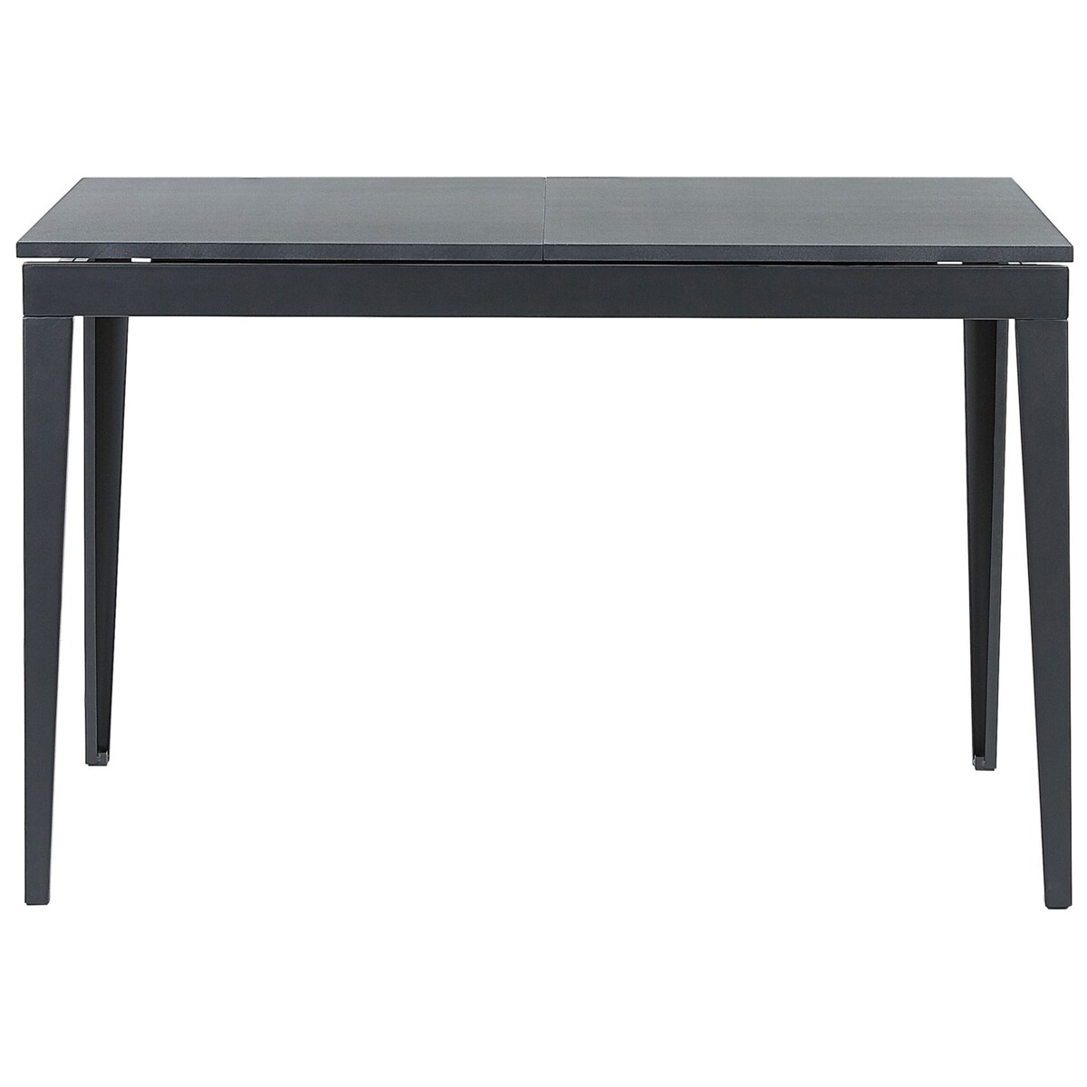 Stół do jadalni rozkładany 120/160 x 80 cm czarny NORLEY