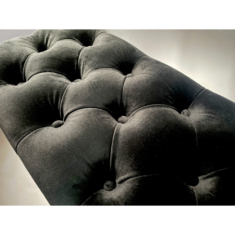 Szafka na buty loftowa siedzisko kolor czarny 80cm