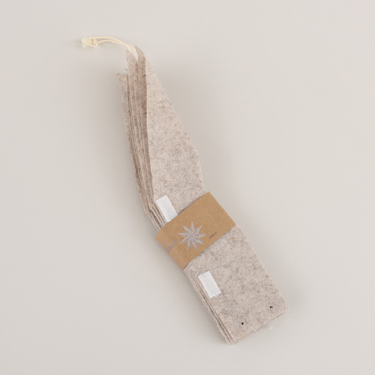 Ozdoba świąteczna Nivalis I beige 50 cm boże narodzenie, święta, świąteczne, beżowy, 50x5 cm