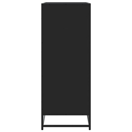 vidaXL Szafka na buty, czarna, 75x38x97,5 cm