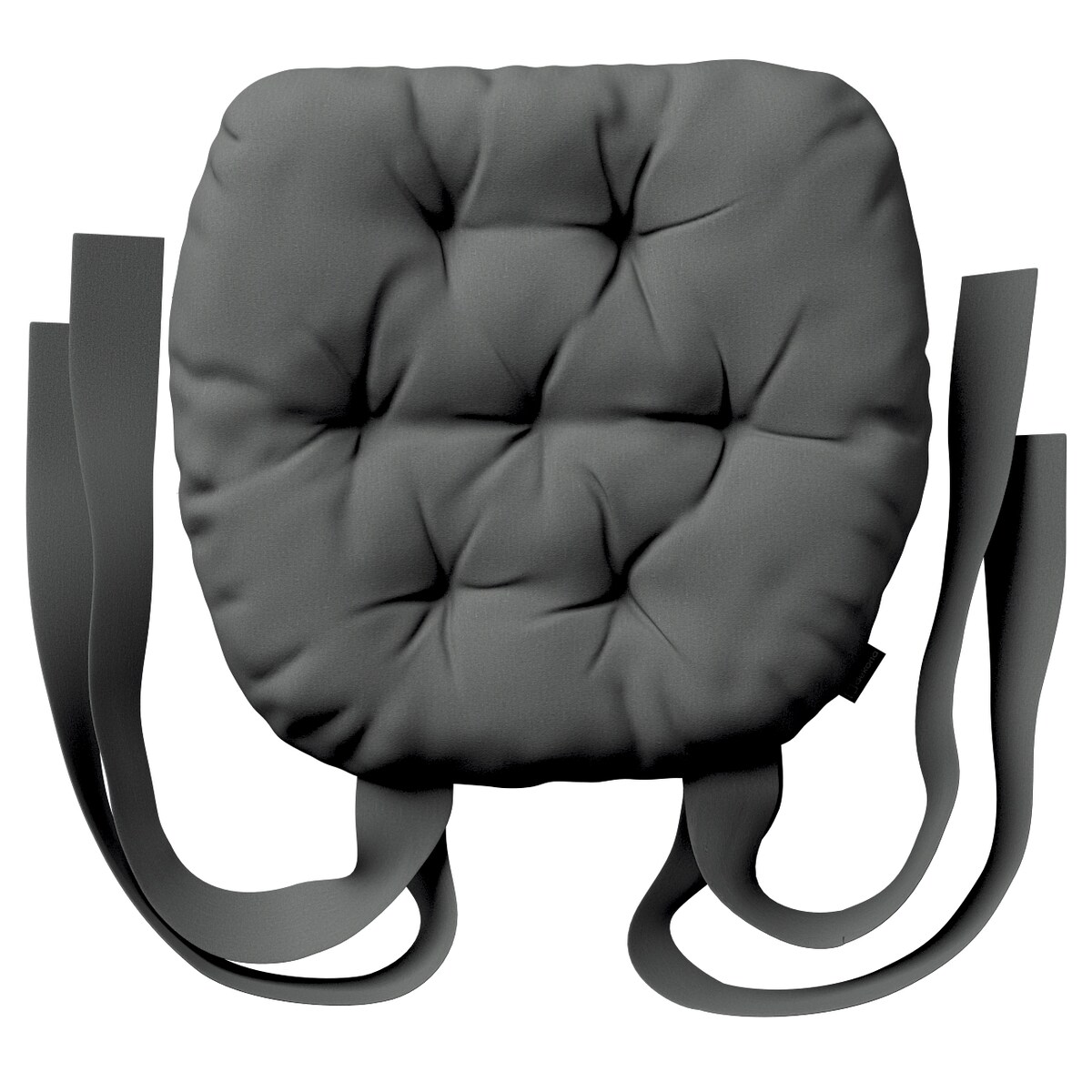 Poduszka na krzesło Marcin, szary, 40 x 37 x 8 cm, Quadro