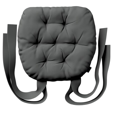 Poduszka na krzesło Marcin, szary, 40 x 37 x 8 cm, Quadro