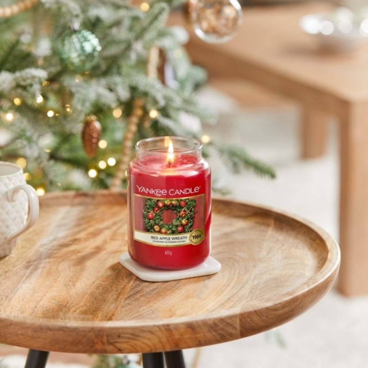Yankee Candle świeca duża RED APPLE WREATH