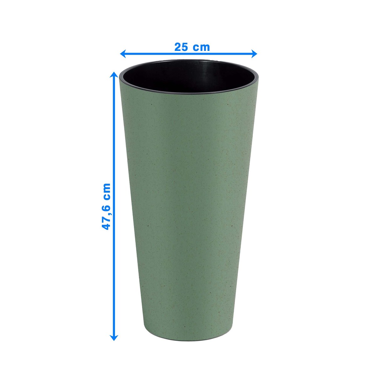 Donica Doniczka Ogrodowa 25 Cm Na Taras Do Ogrodu Domu Eco Wood Zielony