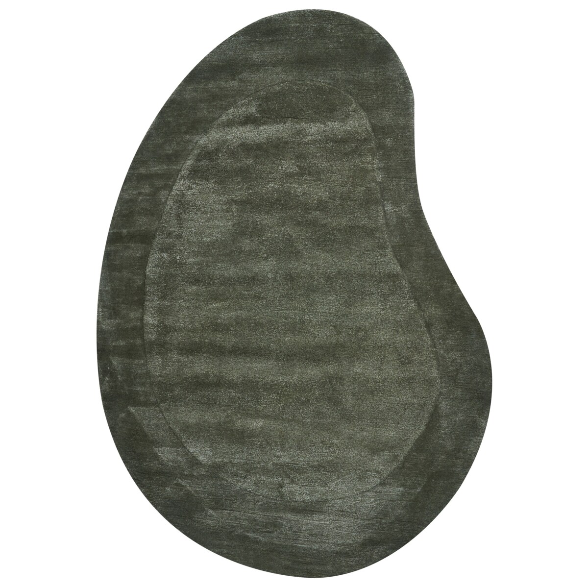 Dywan z wiskozy 160 x 230 cm zielony MASSO