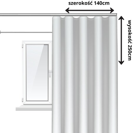 Zasłony gotowe na taśmie welurowe 140x250 niebieskie chabrowe