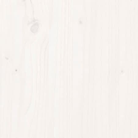 vidaXL Stolik kawowy, biały, 102x49x55 cm, lite drewno sosnowe