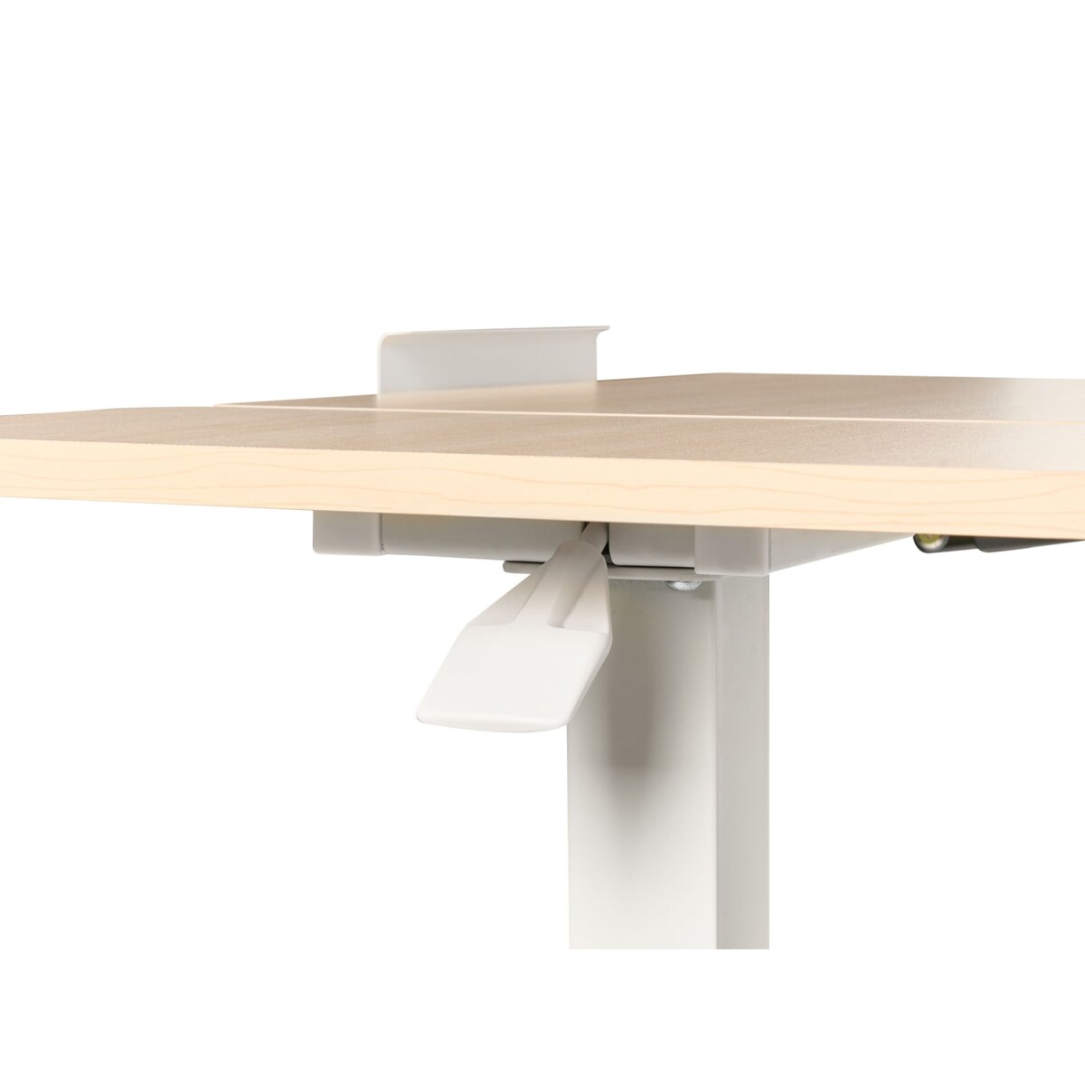 Regulowany stolik pod laptopa SCHOLA Jasny brąz/ biały 70 cm 40 cm