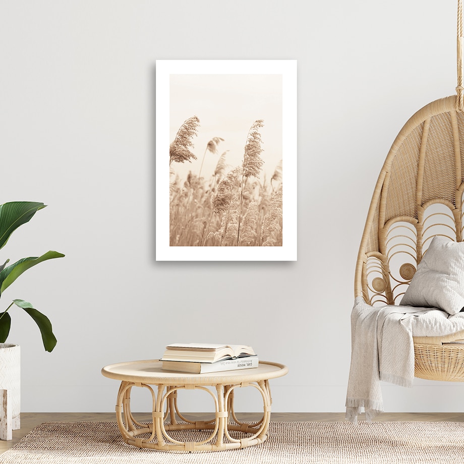 Obraz na płótnie, Trzciny kołyszące się na wietrze