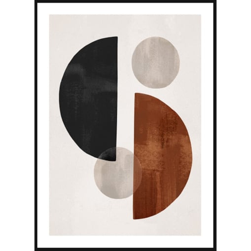 Poster Story, Plakat, Obraz - Abstrakcyjne Figury No2, wymiary 50 x 70 cm