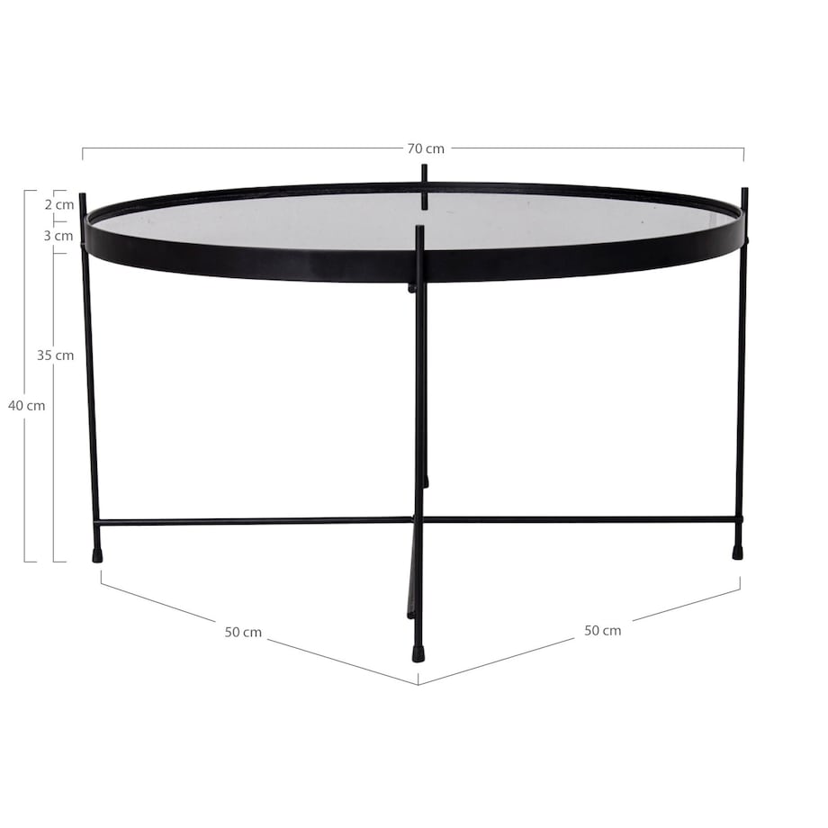 Stolik kawowy 40x70x70 cm TABLO