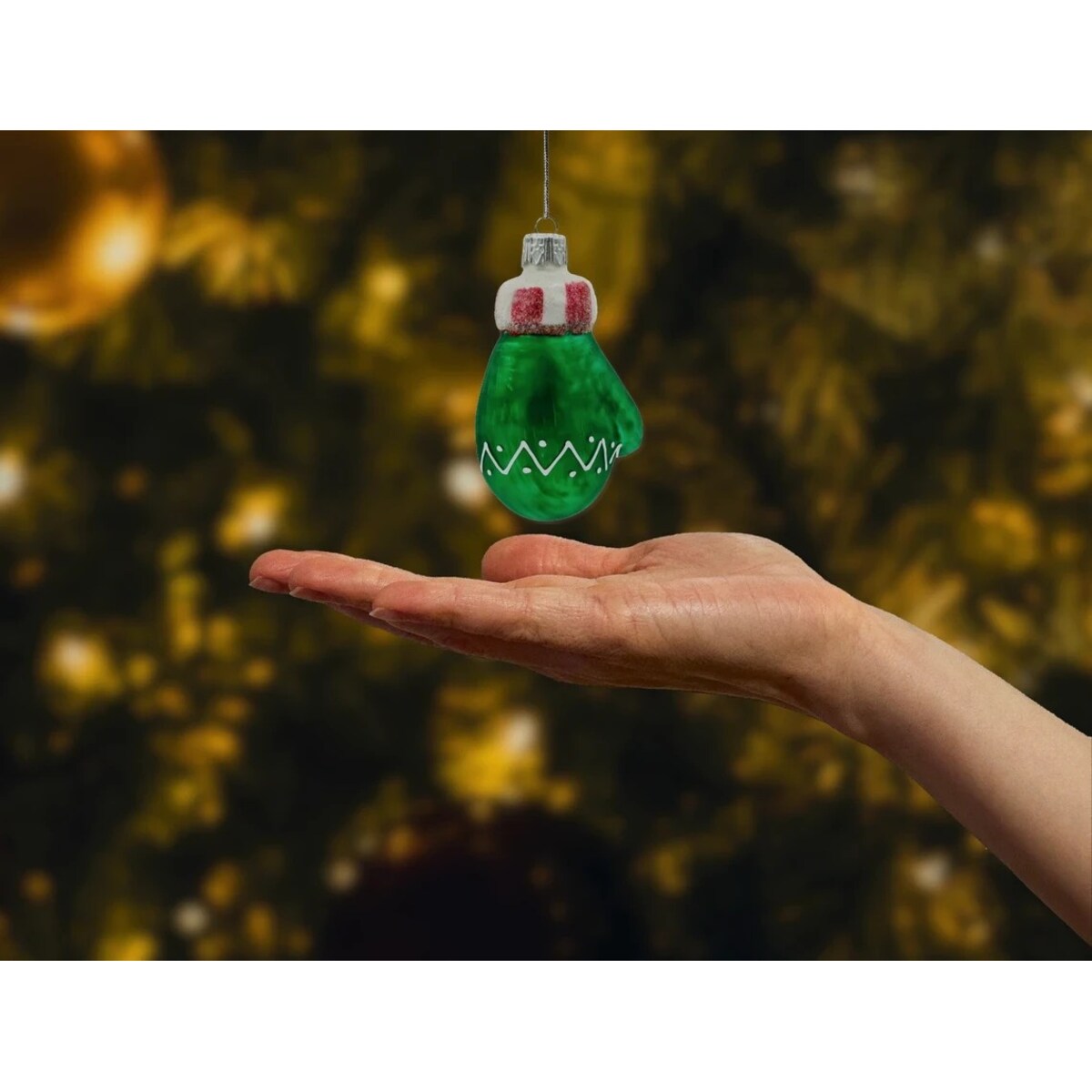 Bombka choinkowa: żękawiczka zimowa