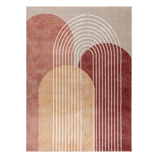 Dywan FUSION 0810 beż / terakota - 280x370 cm