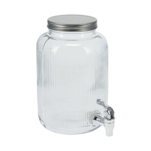 Dozownik do napojów słoik z kranikiem, 4 l