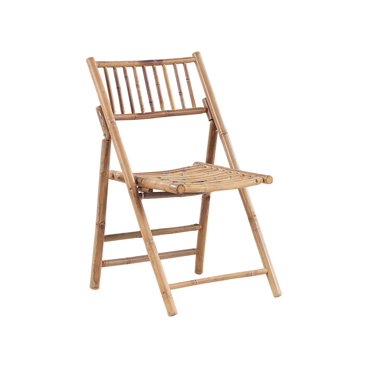 Zestaw mebli ogrodowych drewno bambusowe z poduszkami białymi SAVALLETRI