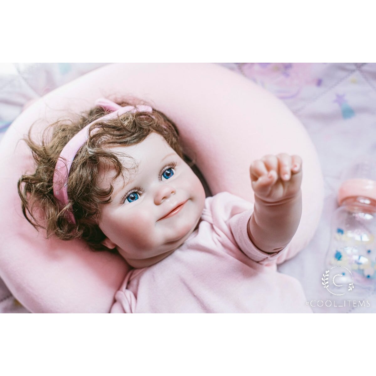 Lalka Winylowa Reborn Baby Dol JAK ŻYWA bobas PREZENT NA ŚWIĘTA DLA DZIECKA