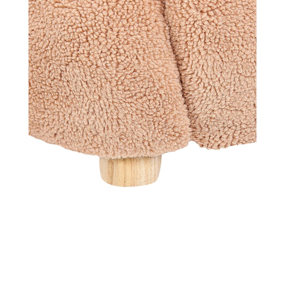 Fotel dziecięcy miś sztuczne futro brązowy BOO