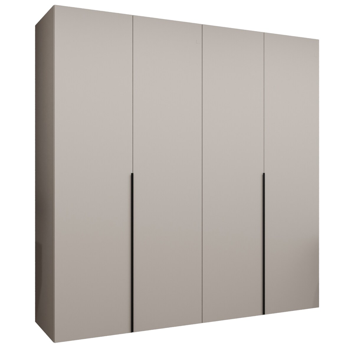 Szafa uchylna otwierana ALICANTE 1 200 wys. 202 cm Kaszmir + u. Czarny