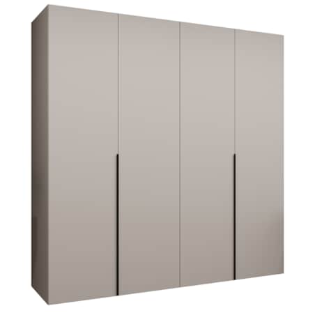 Szafa uchylna otwierana ALICANTE 1 200 wys. 202 cm Kaszmir + u. Czarny