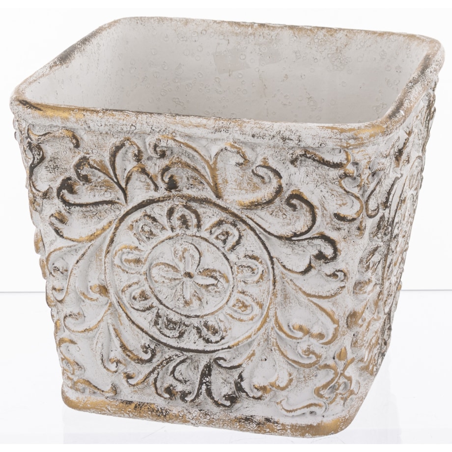 Osłonka cementowa 15x18,5x18,5 cm ANTIC