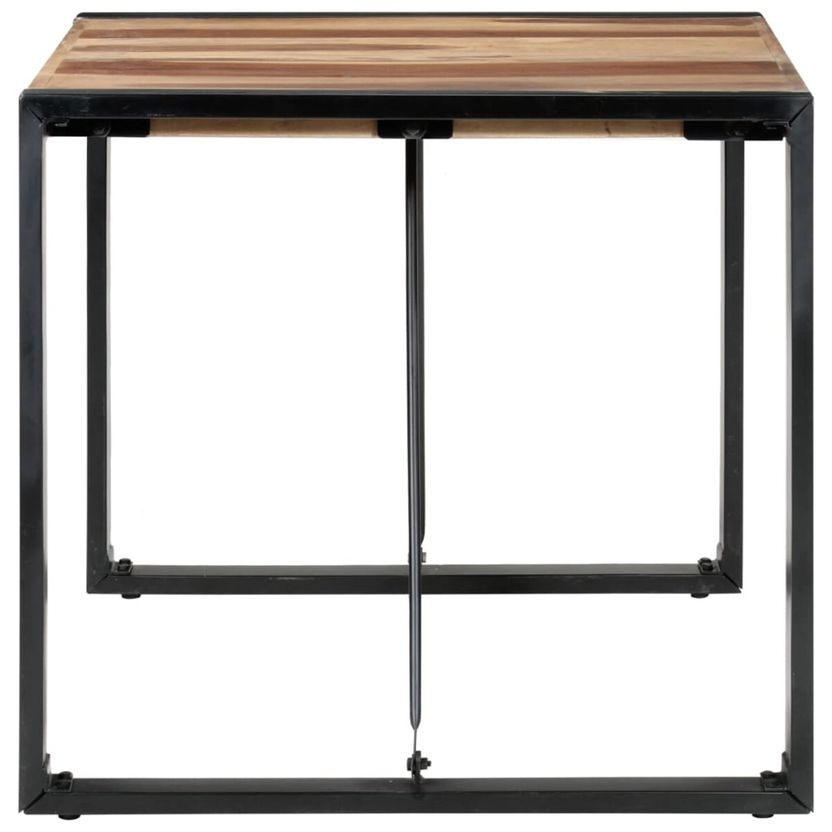 vidaXL Stół jadalniany, 80 x 80 x 75 cm, lite drewno