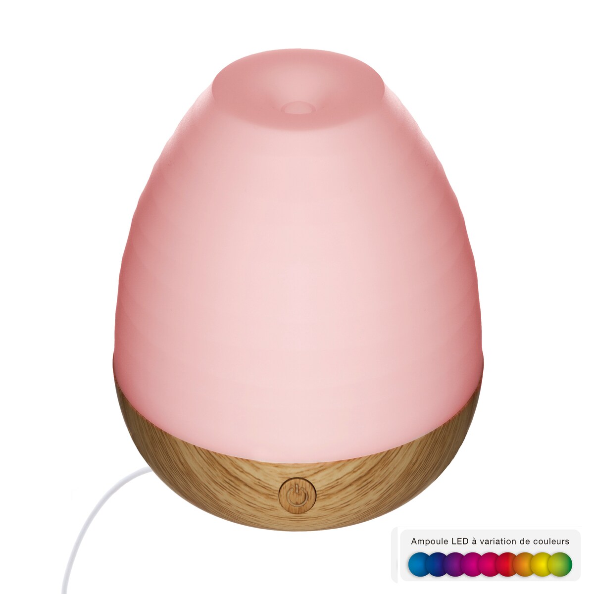 Dyfuzor olejków eterycznych LYANA 70 ml, z ładowarką USB